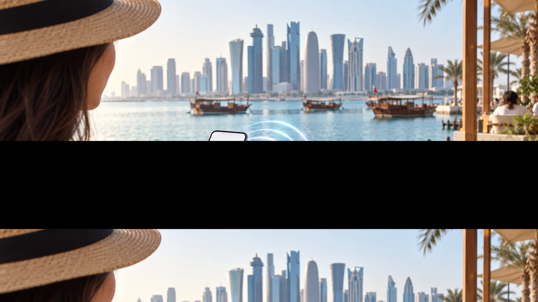 Qatar eSIM 설치 및 핫스팟 사용