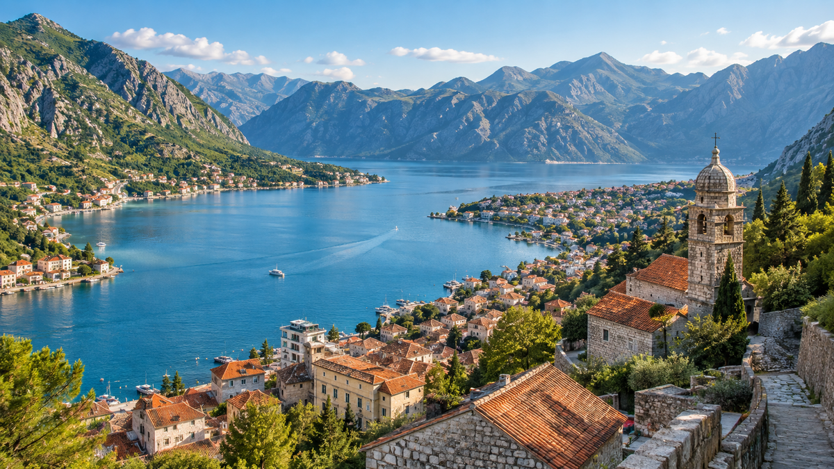 Bay of Kotor for the EasyTripGo Balkans eSIM guide