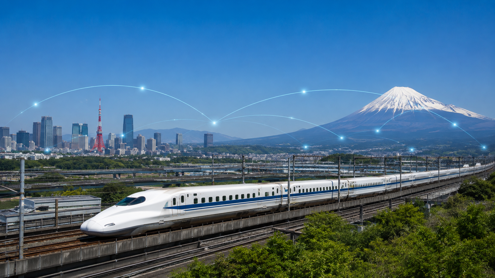 Japan eSIM coverage across Tokyo, Mount Fuji and the Shinkansen route