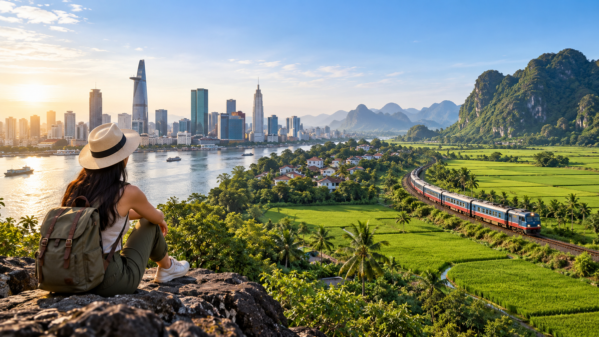 Vietnam city and countryside journey for local versus roaming eSIM comparison