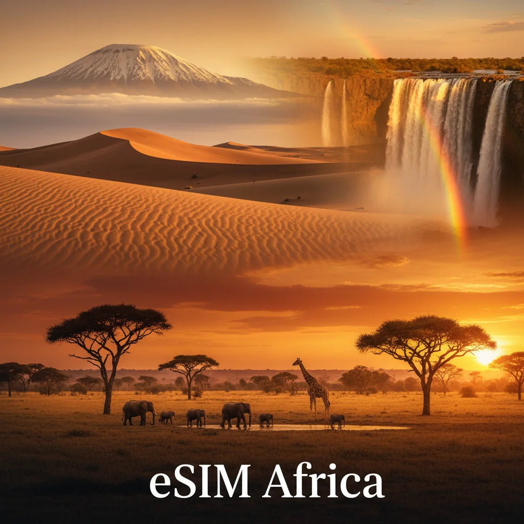 Africa eSIM for 29 Destinations