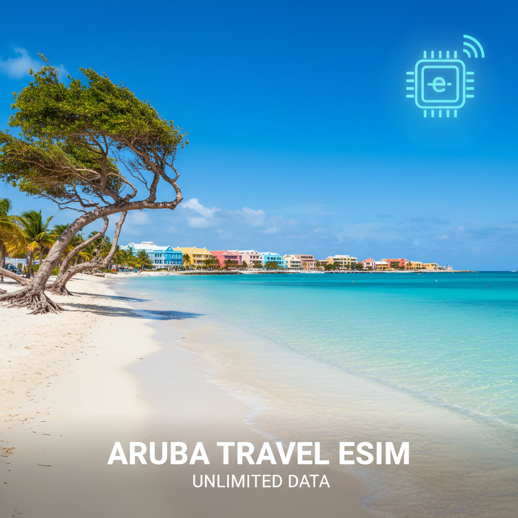 EasyTripGo Aruba eSIM - Travel Data Plan with 4G 5G coverage