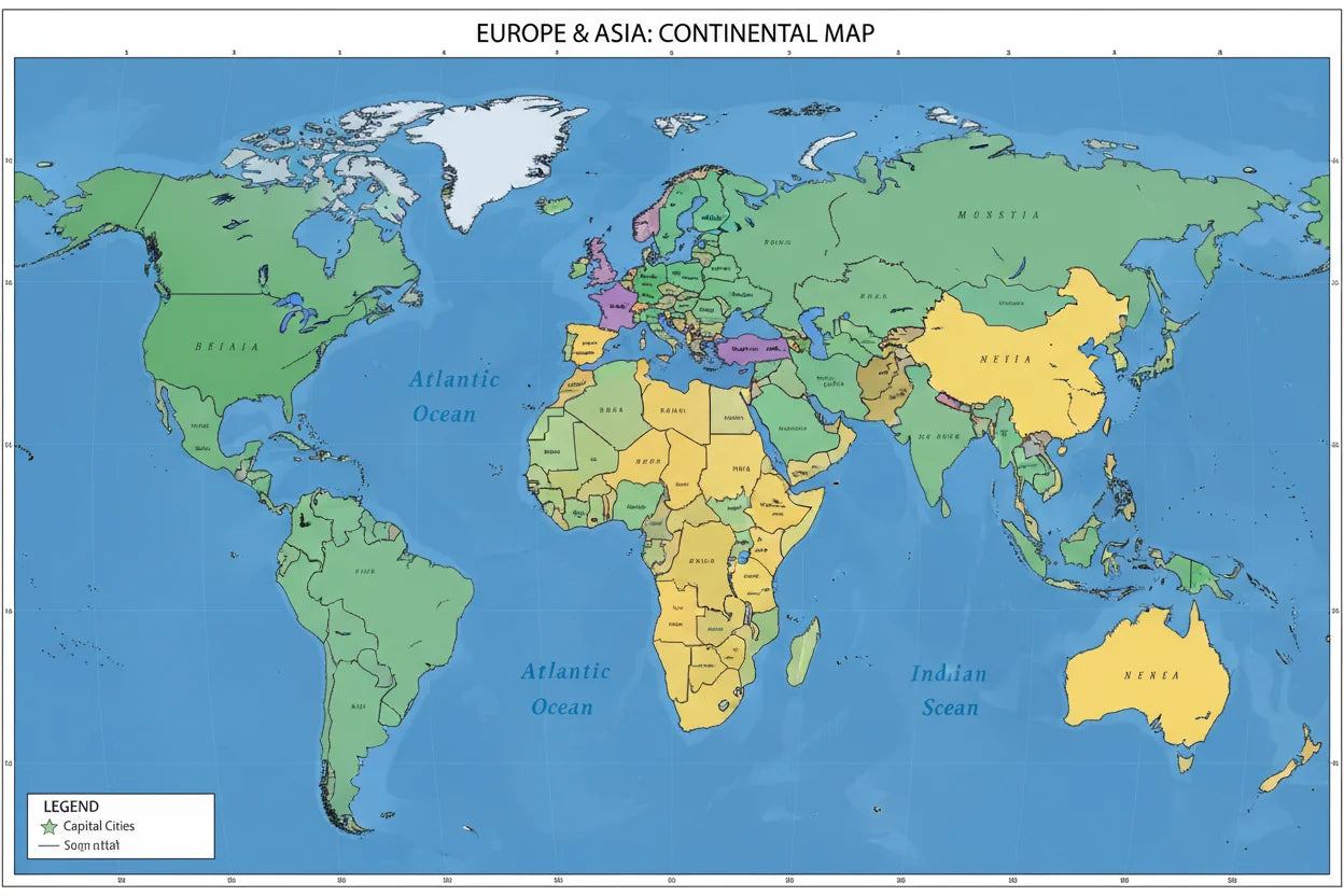 Asia Europe eSIM for 54 Destinations