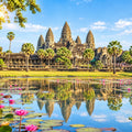 International roaming eSIM for Cambodia, compatible with local networks, includes QR code for quick activation.