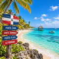 International roaming eSIM for Dominican Republic, compatible with local networks, includes QR code for quick activation.