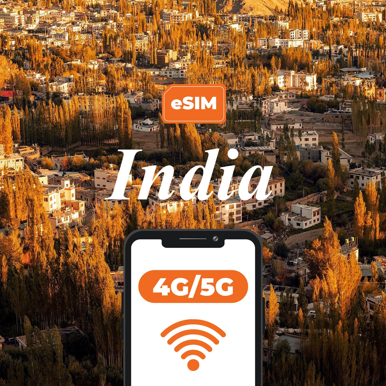 EasyTripGo India eSIM - Travel Data Plan with 4G 5G coverage