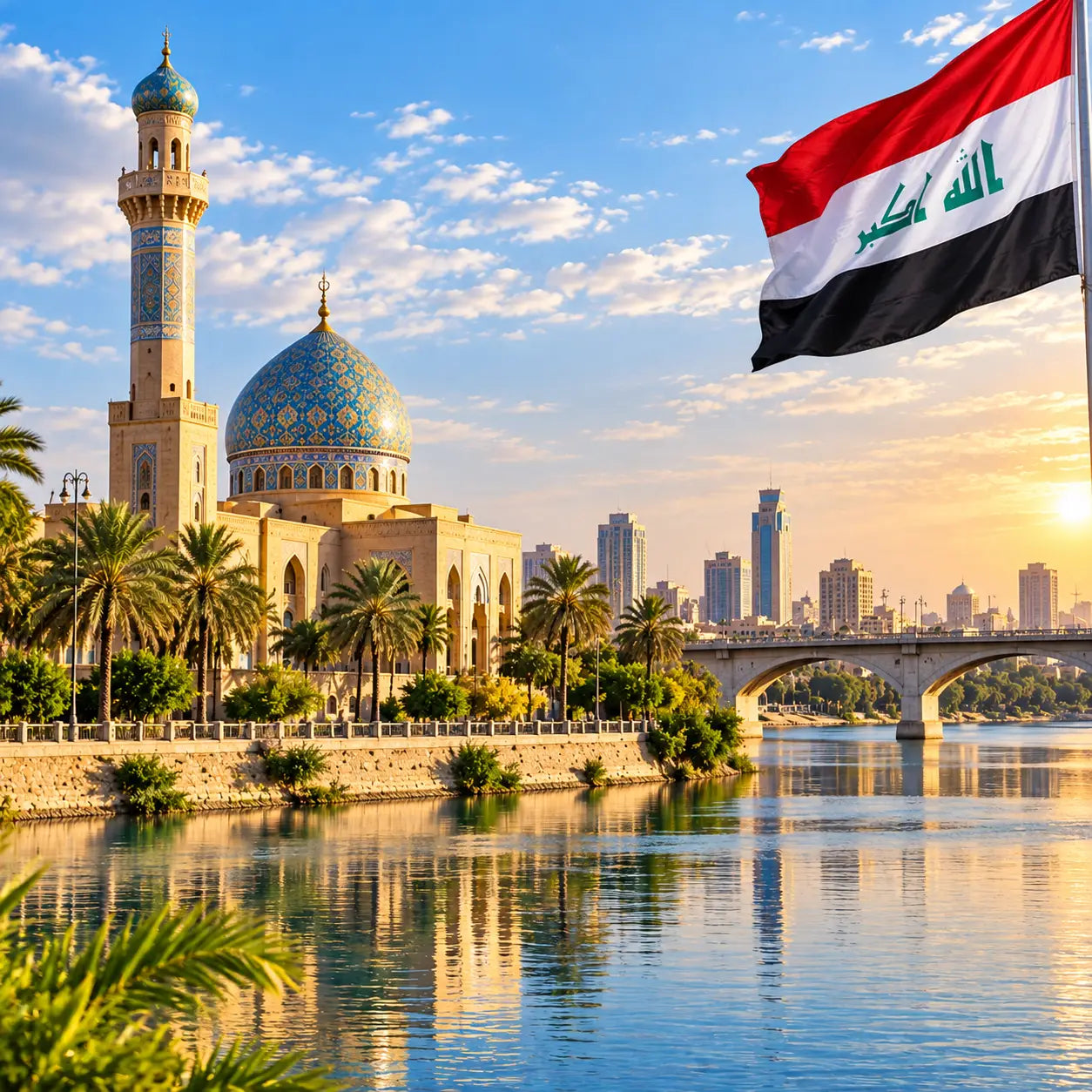 International roaming eSIM for Iraq, compatible with local networks, includes QR code for quick activation.