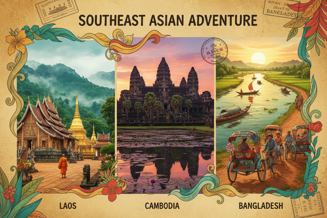 Laos Cambodia Bangladesh eSIM