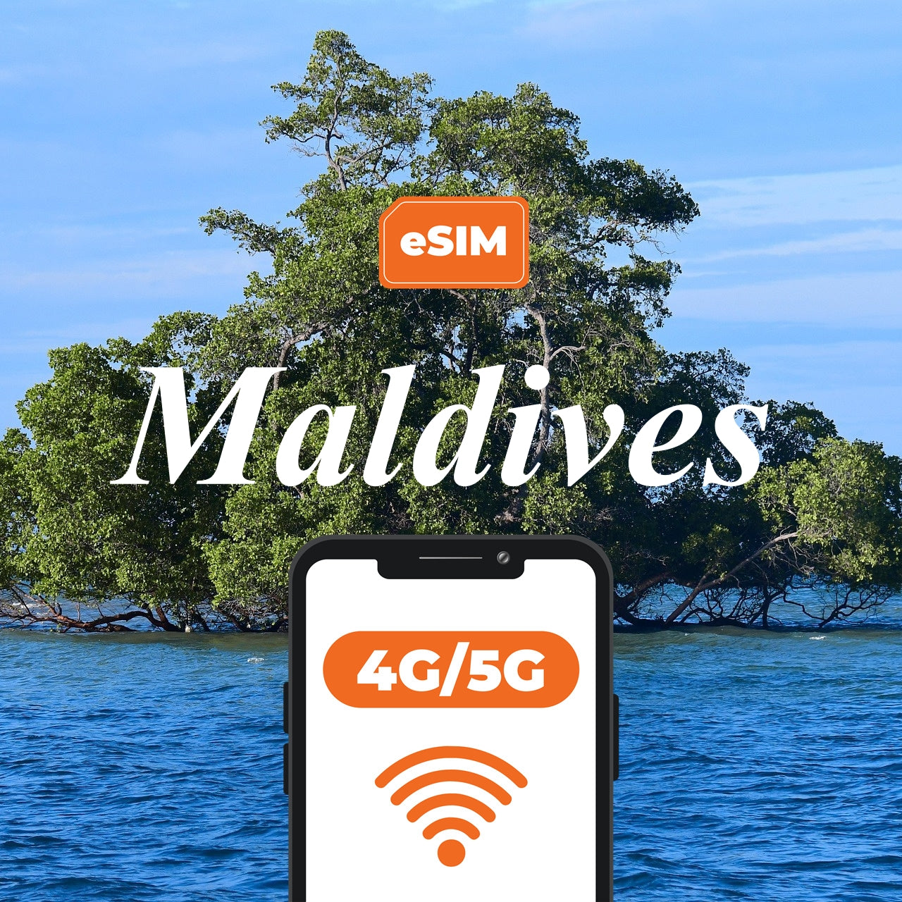EasyTripGo Maldives eSIM - Travel Data Plan with 4G 5G coverage