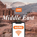 EasyTripGo Middle East 16 Countries eSIM - Travel Data Plan with 4G 5G coverage
