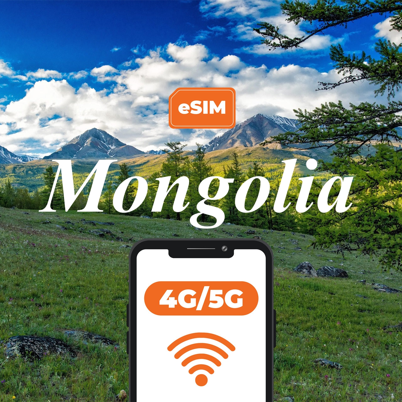 EasyTripGo Mongolia eSIM - Travel Data Plan with 4G 5G coverage
