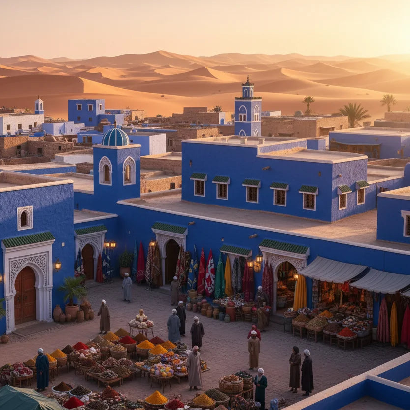 International roaming eSIM for Morocco, compatible with local networks, includes QR code for quick activation.