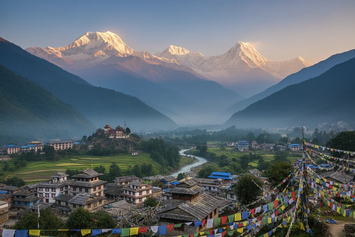 International roaming eSIM for Nepal, compatible with local networks, includes QR code for quick activation.
