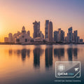 International roaming eSIM for Qatar, compatible with local networks, includes QR code for quick activation.
