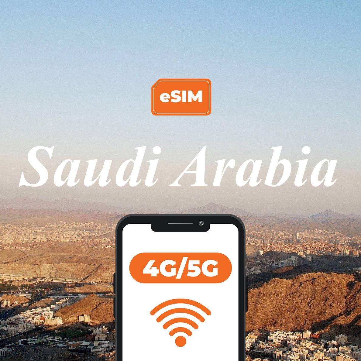 EasyTripGo Saudi Arabia eSIM - Travel Data Plan with 4G 5G coverage