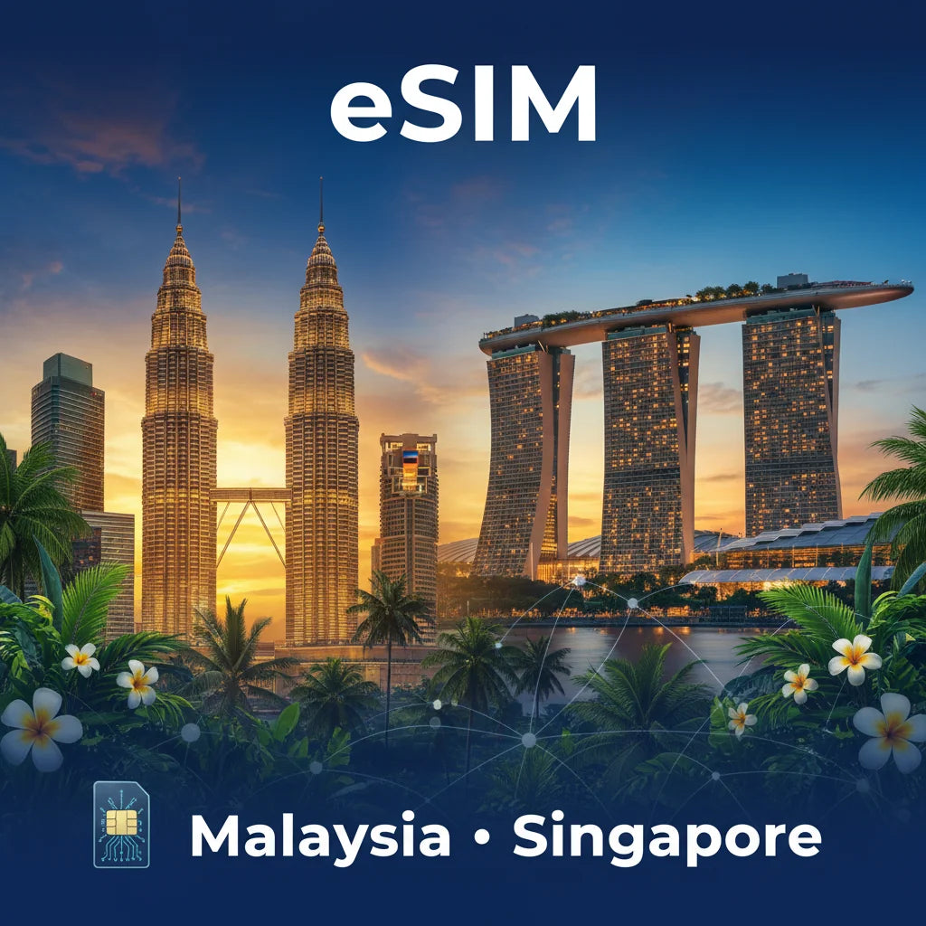 EasyTripGo Singapore Malaysia eSIM - Travel Data Plan with 4G 5G coverage