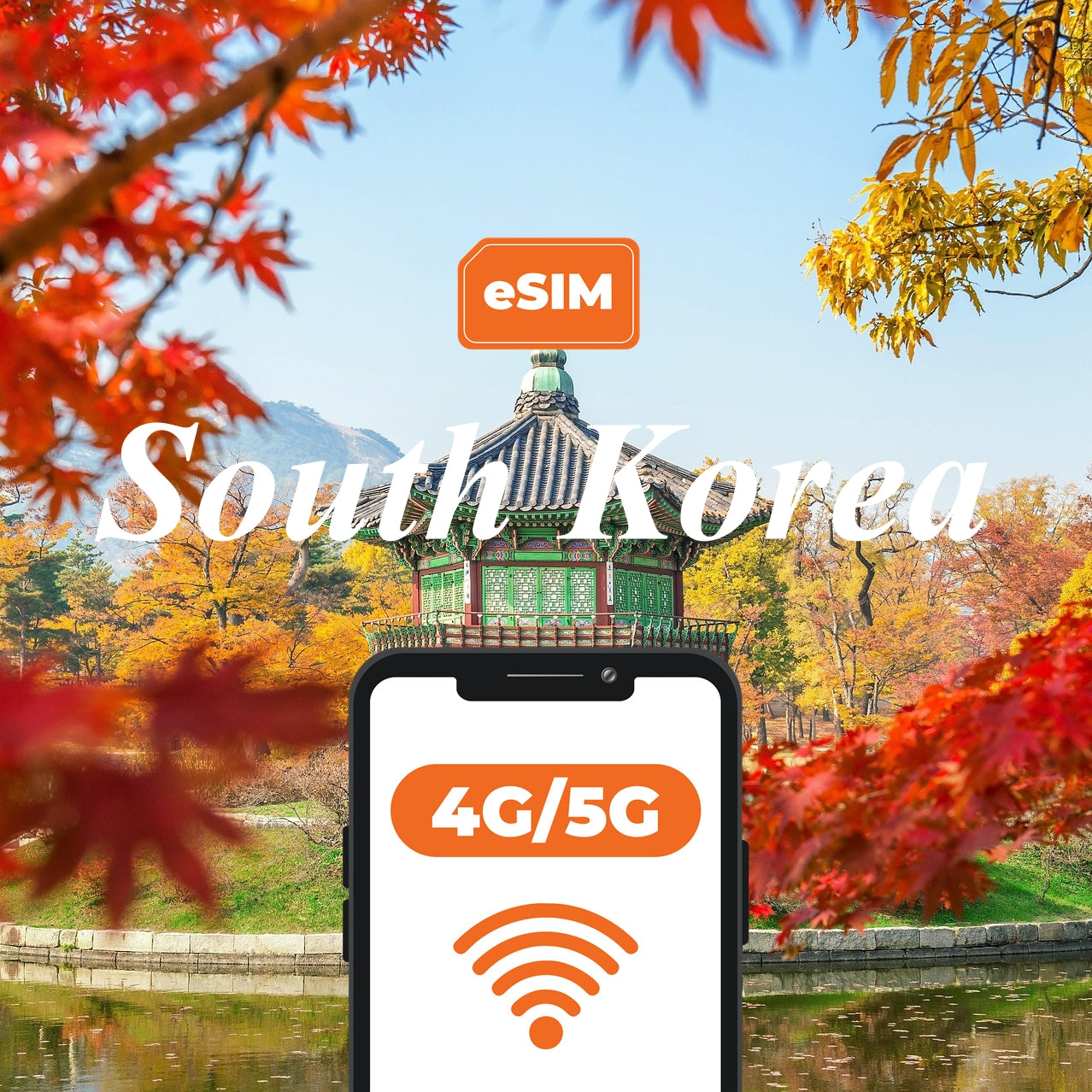 EasyTripGo South Korea eSIM - Travel Data Plan with 4G 5G coverage