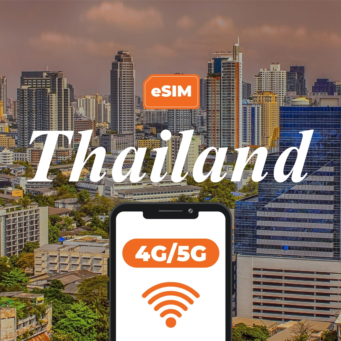 EasyTripGo Thailand eSIM - Travel Data Plan with 4G 5G coverage