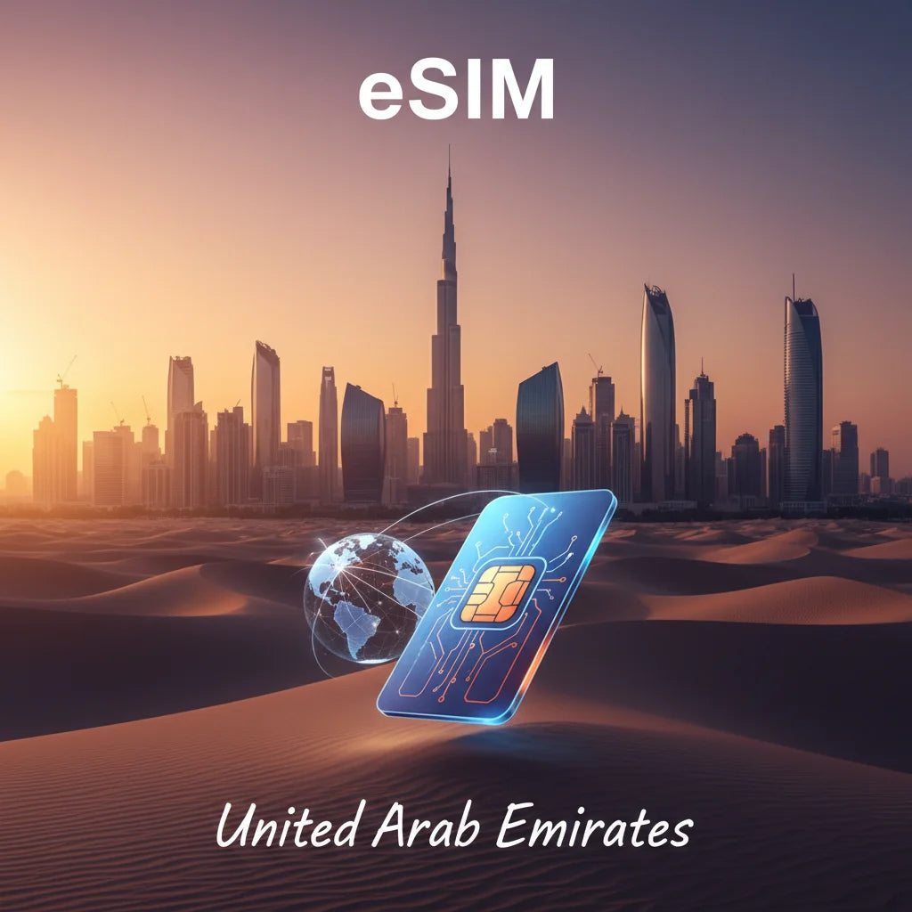 EasyTripGo UAE eSIM - Travel Data Plan with 4G 5G coverage