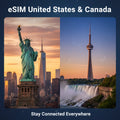 EasyTripGo USA Canada eSIM - Travel Data Plan with 4G 5G coverage